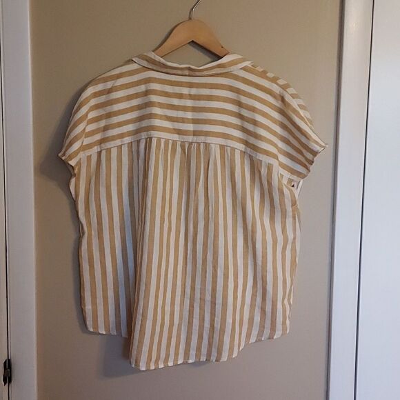 Wonderly Linen Dolman Top Sleeveless - Picture 6 of 7